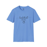 Basketball Mom T-Shirt in Elegant Script