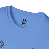 Basketball Cat Unisex T-Shirt - Feline Fun from our Catletics Collection