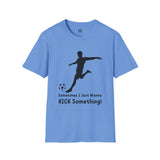 Soccer Player Kick Unisex T-Shirt