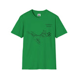 Soccer Cat Unisex T-Shirt
