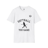Softball T-Shirt with Classic Varsity Lettering