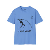 Pole Vaulter Softstyle T-Shirt: Taking flight