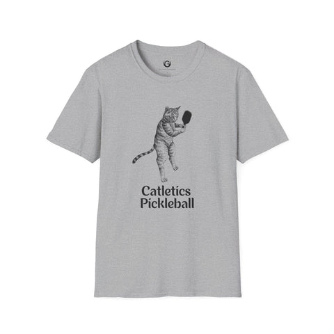 Cat Pickleball T-Shirt - From our Catletics Collection