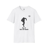 Shot Putter Unisex T-Shirt: Put it out of reach! Power and technique combine for distance