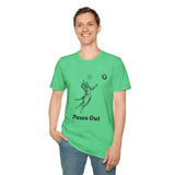 Cat Volleyball T-Shirt - Paws Out!