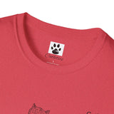 Cat Long Jump Unisex Softstyle T-Shirt
