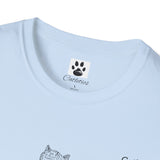 Cat Long Jump Unisex Softstyle T-Shirt
