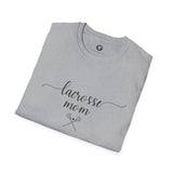 Lacrosse Mom T-Shirt in Elegant Script