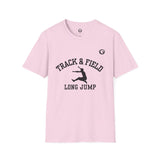Track and Field T-Shirt with Long Jumper in Varsity Letters Design