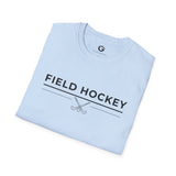 Field Hockey Unisex T-Shirt - Simple Design with Sticks