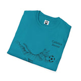 Soccer Cat Unisex T-Shirt