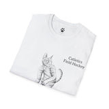Field Hockey Cat Unisex Softstyle T-Shirt