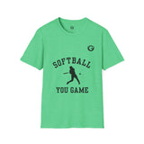 Softball T-Shirt with Classic Varsity Lettering