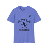 Softball T-Shirt with Classic Varsity Lettering