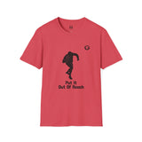 Shot Putter Unisex T-Shirt: Put it out of reach! Power and technique combine for distance