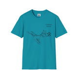 Soccer Cat Unisex T-Shirt
