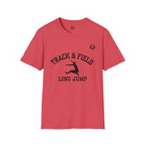 Track and Field T-Shirt with Long Jumper in Varsity Letters Design