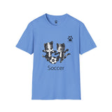 Soccer Kittens Unisex T-Shirt - Some Soccer Fun From the Catletics Collection