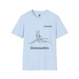 Cat Gymnastics T-Shirt - From our Catletics Collection: Grace and Beauty in the Feline form.