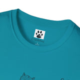 Cat Long Jump Unisex Softstyle T-Shirt