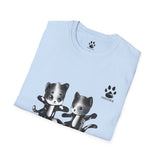 Soccer Kittens Unisex T-Shirt - Some Soccer Fun From the Catletics Collection
