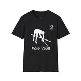 Pole Vaulter T-Shirt - Flying Over the Bar