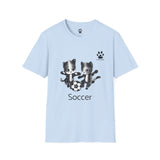 Soccer Kittens Unisex T-Shirt - Some Soccer Fun From the Catletics Collection