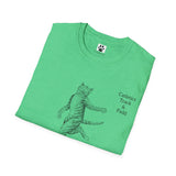 Cat Long Jump Unisex Softstyle T-Shirt
