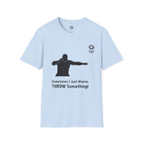 Shot Putter Softstyle T-Shirt: Aggression Therapy