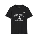 Track and Field T-Shirt with Long Jumper in Varsity Letters Design