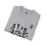 Soccer Kittens Unisex T-Shirt - Some Soccer Fun From the Catletics Collection