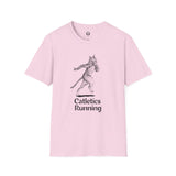 Cat Running Unisex T-Shirt - From our Catletics Collection
