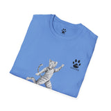 Soccer Cat Unisex T-Shirt - #GOALS from the Catletics Collection