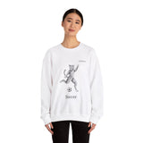 Cat Soccer Crewneck Sweatshirt