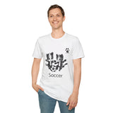 Soccer Kittens Unisex T-Shirt - Some Soccer Fun From the Catletics Collection