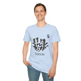 Soccer Kittens Unisex T-Shirt - Some Soccer Fun From the Catletics Collection