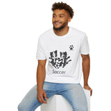 Soccer Kittens Unisex T-Shirt - Some Soccer Fun From the Catletics Collection