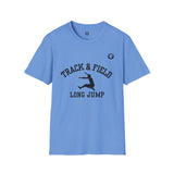 Track and Field T-Shirt with Long Jumper in Varsity Letters Design