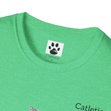 Cat Soccer Unisex Softstyle T-Shirt