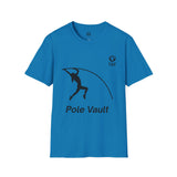 Pole Vaulter Softstyle T-Shirt: Taking flight