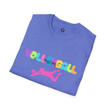 Volleyball Mom Softstyle T-Shirt - Colorful Tee for Supportive Moms