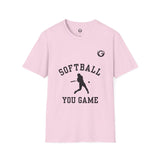 Softball T-Shirt with Classic Varsity Lettering