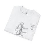 Cat Long Jump Unisex Softstyle T-Shirt