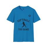 Softball T-Shirt with Classic Varsity Lettering