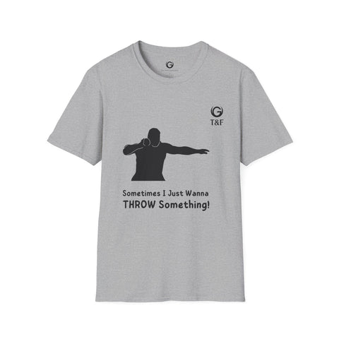 Shot Putter Softstyle T-Shirt: Aggression Therapy