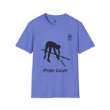 Pole Vaulter T-Shirt - Flying Over the Bar