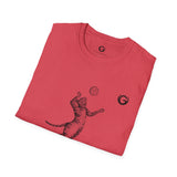 Cat Volleyball T-Shirt - Paws Out!