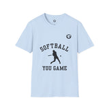 Softball T-Shirt with Classic Varsity Lettering