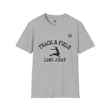 Track and Field T-Shirt with Long Jumper in Varsity Letters Design