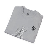 Soccer Cat Unisex T-Shirt - #GOALS from the Catletics Collection